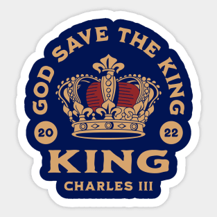 King Charles III Sticker